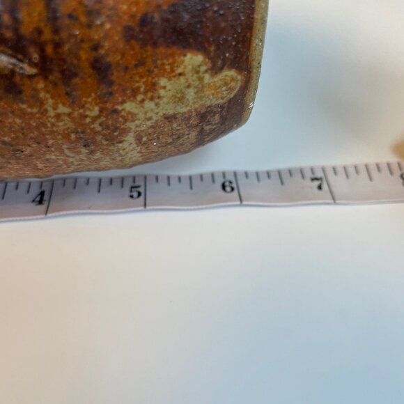 Earthware Percé Vase - Signed - Picture 7 of 7